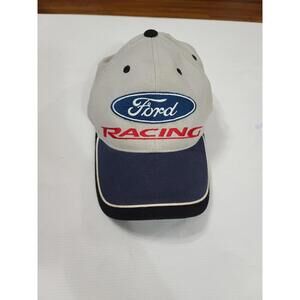 NASCAR Ford Racing Baseball Cap Hat Embroidered Hook&Loop Licensed  GUC READ